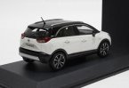 1:43 Scale Blue / White Diecast 2018 Opel Grandland X Model