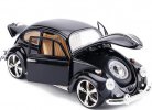 1:18 Scale White / Red / Black Diecast 1967 VW Beetle Model