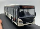 White 1:50 Scale Diecast Scania Citywide City Bus Model