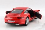 Black / Yellow /Red Kids 1:36 Diecast Porsche 911 Carrera S Toy