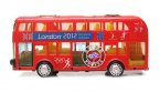 Long Size Red Electric London 2012 Olympic Bus Toy