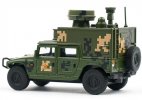 Army Green Diecast Dongfeng Mengshi Communication Vehicle Model