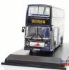 1:76 Scale Purple CMNL HongKong Ultraman Double-decker Bus Model