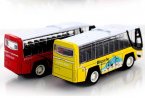 Mini Scale Kids Pull-Back Function Die-Cast Tour Bus Toy