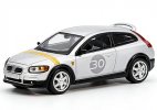1:64 Scale Silver Diecast Volvo C30 Car Model