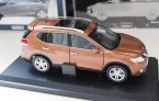 Silver /Golden 1:18 Scale Diecast 2014 Nissan X-Trail SUV Model