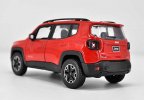 Red 1:24 Scale Maisto Diecast Jeep Renegade Model