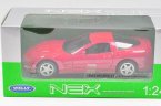 Red / Black 1:24 Scale Welly Diecast 1999 Chevrolet Corvette