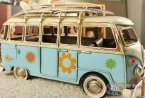 Blue / Green / Red / Pink Handmade Tinplate VW Bus Model