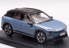 1:43 Scale Blue / Orange Diecast 2022 NIO ES7 SUV Model