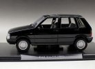 Black 1:24 Scale Whitebox Diecast 1983 Fiat Uno 55S Model