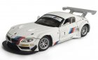 White 1:24 Scale Diecast BMW Z4 GT3 Model
