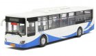 1:50 Scale Blue-White Diecast ShangHai Daewoo City Bus Model