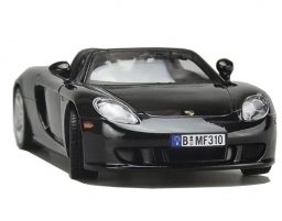 Blue / Black 1:24 MotorMax Diecast Porsche Carrera GT Model