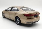 1:18 Scale Blue / Golden Diecast 2022 VW Passat Car Model