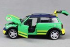 1:32 Green FIFA World Cup Diecast Mini Cooper COUNTRYMAN Toy