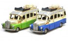 Medium Scale Blue / Green Tinplate Big Nose Bus Model