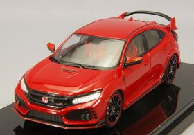 TSM Red 1:43 Scale Diecast 2017 Honda Civic Type R FK8 Model