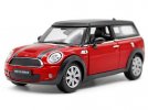 Yellow / Red 1:24 Scale Diecast Mini Cooper Clubman Model