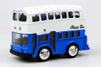 Blue / Green /Red Mini Scale Kids Die-Cast Double Decker Bus Toy