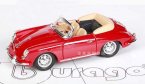 1:24 Scale Red / Black Bburago Diecast 1961 Porsche 356B Model