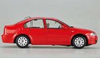 Red 1:18 Scale 2010 Diecast VW Bora Model