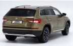 Brown / White / Golden 1:18 Diecast Skoda Kodiaq Model