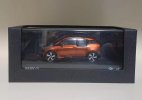 Orange / Silver 1:43 Scale Diecast BMW I3 Model