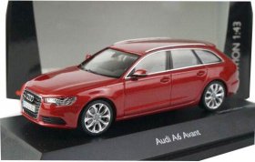 Red 1:43 Scale SCHUCO Diecast 2012 Audi A6 Avant Model