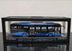 Blue 1:43 Scale Diecast BYD B12 Electric City Bus Model