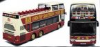 1:76 Scale Red England Open-top Sightseeing Double Deck Tour Bus