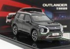 1:43 Scale Black Diecast 2023 Mitsubishi Outlander SUV Model