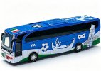 Blue Kids Italy National Football Team Diecast Coach Bus Toy