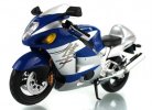 1:12 Scale Silver / Red / Blue Suzuki GSX 1300R Motor Model