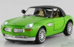 Kids 1:32 Scale Yellow / Green / Red / Black Diecast BMW Z8 Toy