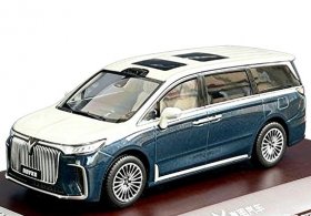 Blue 1:43 Scale Diecast 2022 Voyah Dreamer SUV Model