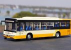 Yellow-White 1:42 Scale Diecast Yutong City Bus Model