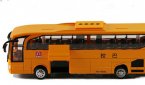 Yellow Kids Pull-Back Function Die-Cast School Bus Toy