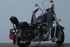 Black Handmade Large Scale Tinplate 1948 Harley Davidson