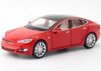 1:32 Kids Red / Blue / Black / White Diecast Tesla Model S Toy