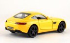 Kids 1:36 Red / Yellow Diecast Mercedes Benz AMG GTS Car Toy
