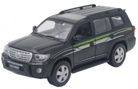 White / Black / Red 1:32 Scale Kids Diecast Toyota Land Cruiser