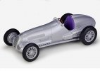 Silver 1:24 Scale Welly Diecast 1937 Mercedes-Benz W125 Model