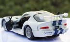 1:24 White Maisto Diecast Dodge VIPER GT2 Model