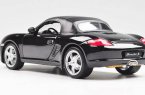 Black / Yellow 1:24 Scale Welly Diecast Porsche Boxster S Model