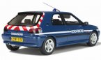 Blue 1:18 Scale OTTO Diecast Peugeot 306 Model