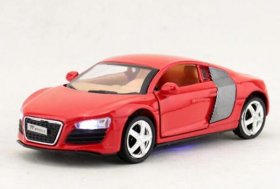 1:32 Scale Kids Red / Blue / Black Diecast Audi R8 Toy