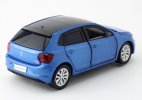 1:32 Scale Kids White / Blue / Golden Diecast VW New Polo Toy