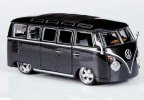 Black 1:25 Scale MaiSto Diecast VW Van Samba Model