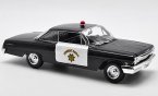 1:18 Scale Black Police Diecast 1962 Chevrolet Bel Air Model